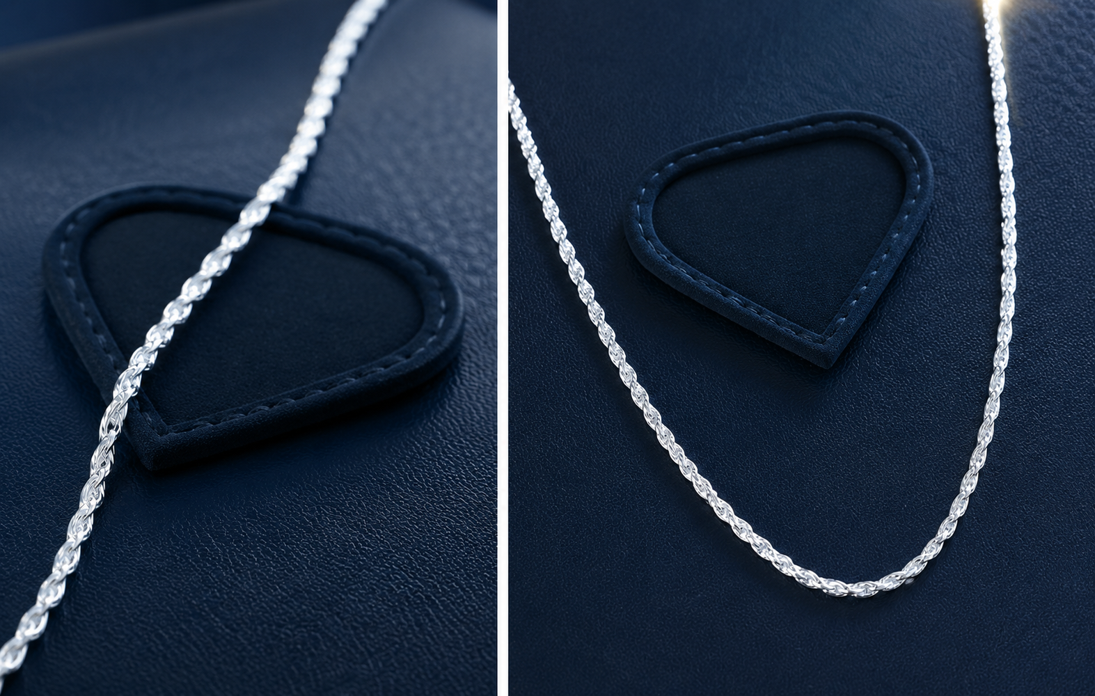 Silver gents chain 4,610 (2)